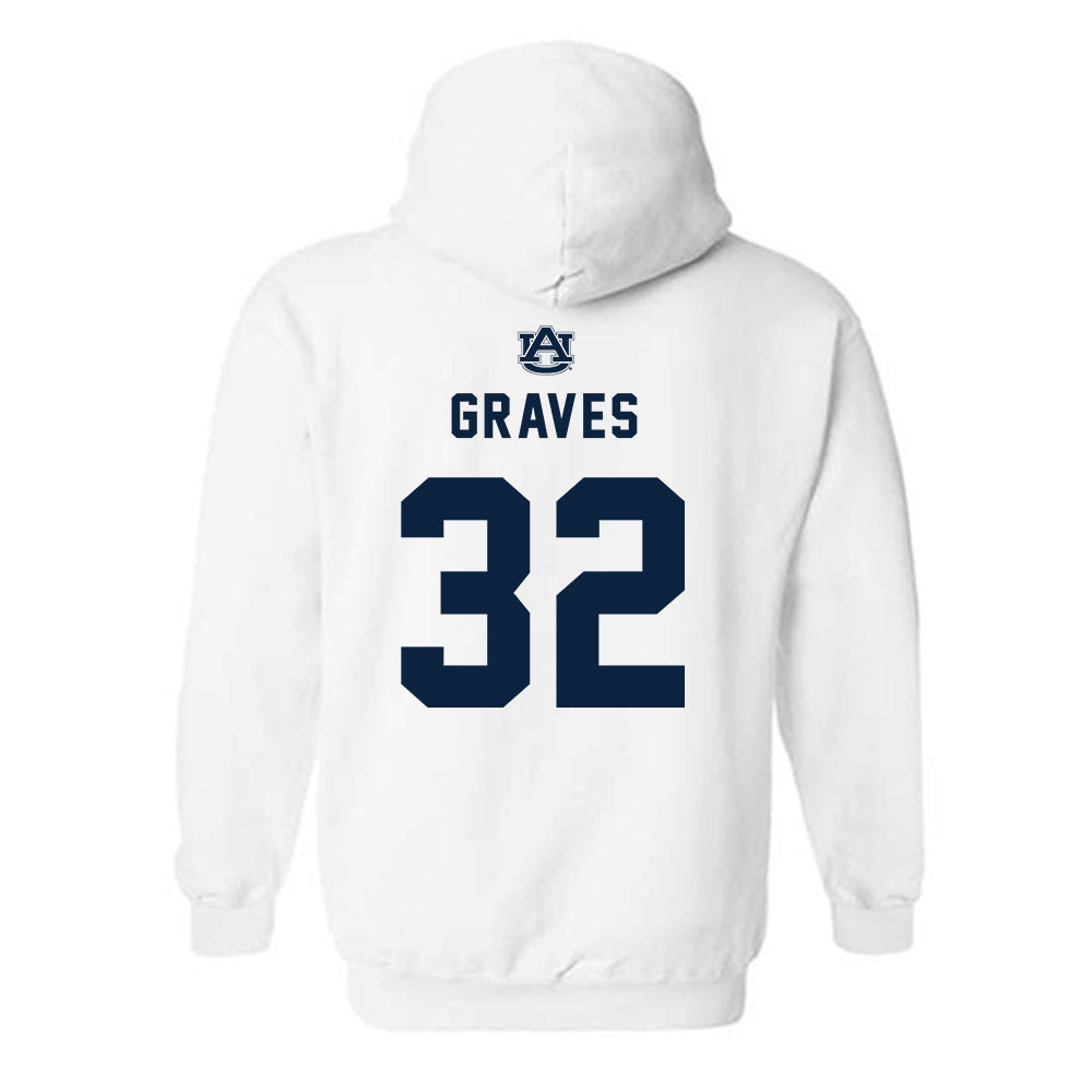 Auburn - NCAA Baseball : Griffin Graves - Replica Shersey Hooded Sweatshirt