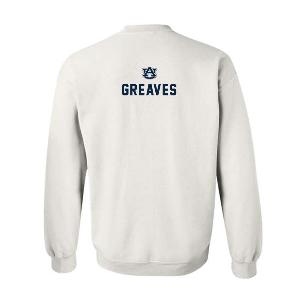 Auburn - NCAA Women's Gymnastics : Olivia Greaves - Replica Shersey Crewneck Sweatshirt-1