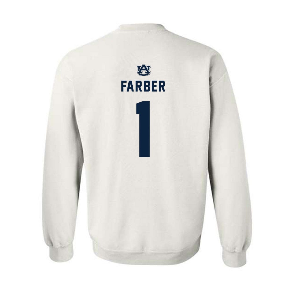 Auburn - NCAA Baseball : Ryne Farber - Replica Shersey Crewneck Sweatshirt-1