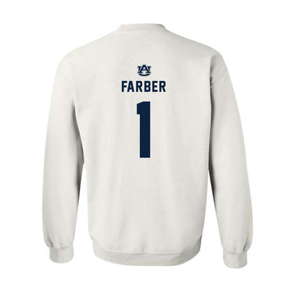 Auburn - NCAA Baseball : Ryne Farber - Replica Shersey Crewneck Sweatshirt-1