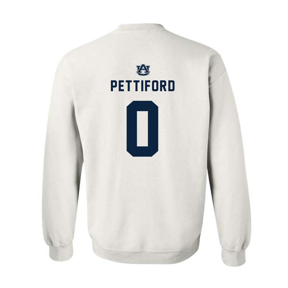 Auburn - NCAA Men's Basketball : Tahaad Pettiford - Replica Shersey Crewneck Sweatshirt-1