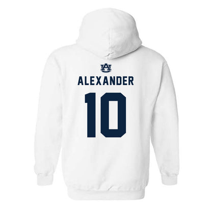 Auburn - NCAA Equestrian : Jill Alexander - Replica Shersey Hooded Sweatshirt-1