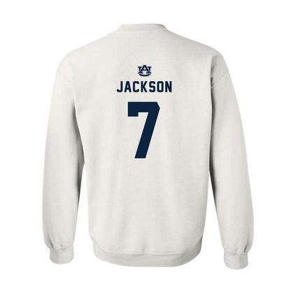 Auburn - NCAA Women's Basketball : A'riel Jackson - Replica Shersey Crewneck Sweatshirt-1