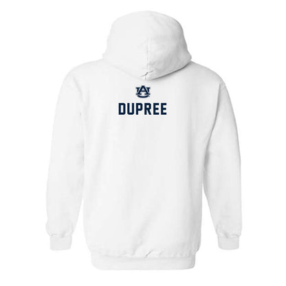 Auburn - NCAA Men's Track & Field : Mekhi Dupree - Replica Shersey Hooded Sweatshirt-1