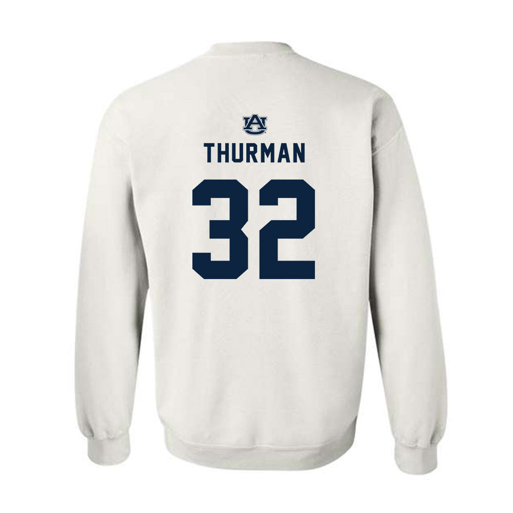 Auburn - NCAA Women's Basketball : Timya Thurman - Replica Shersey Crewneck Sweatshirt