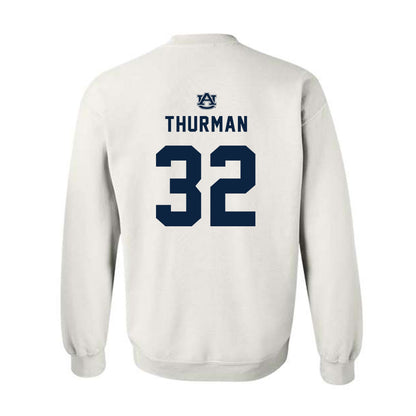 Auburn - NCAA Women's Basketball : Timya Thurman - Replica Shersey Crewneck Sweatshirt