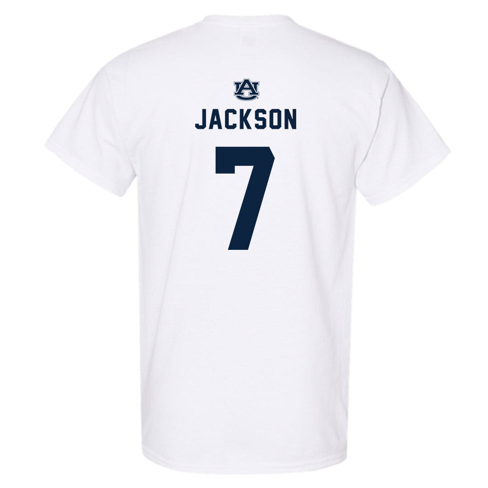 Auburn - NCAA Women's Basketball : A'riel Jackson - Replica Shersey T-Shirt-1