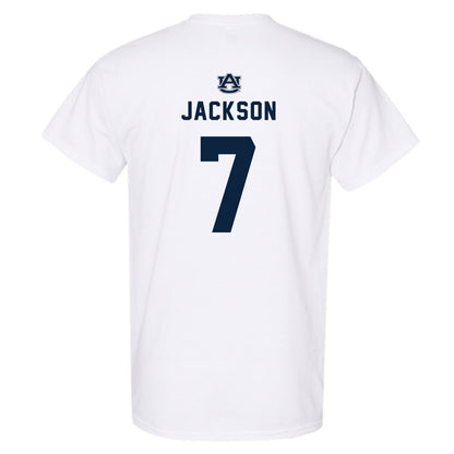 Auburn - NCAA Women's Basketball : A'riel Jackson - Replica Shersey T-Shirt-1