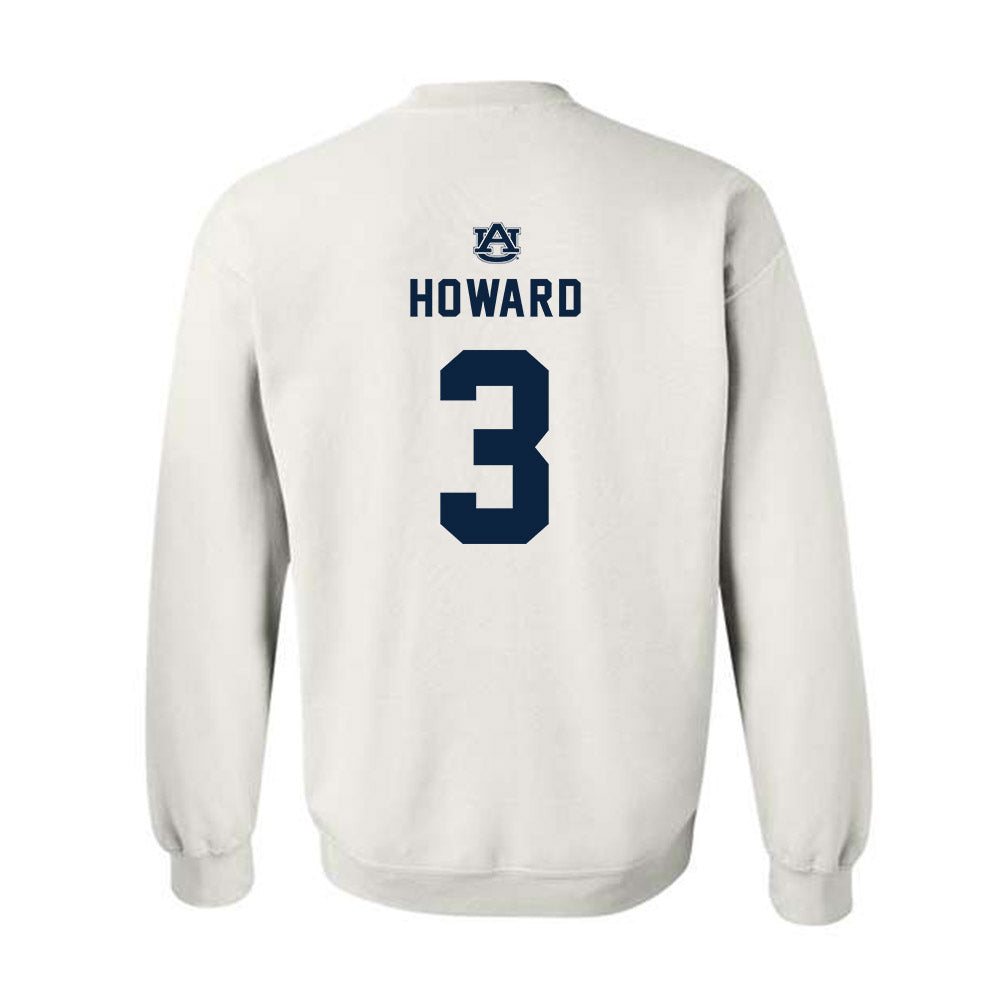 Auburn - NCAA Men's Basketball : Jahki Howard - Replica Shersey Crewneck Sweatshirt