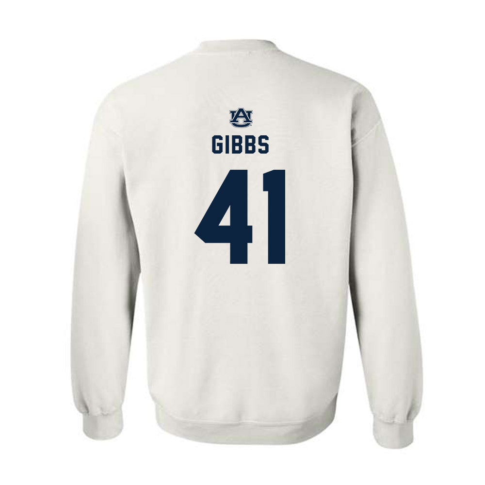 Auburn - NCAA Football : Connor Gibbs - Replica Shersey Crewneck Sweatshirt-1
