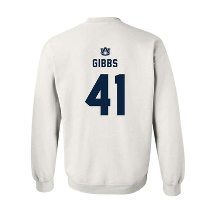 Auburn - NCAA Football : Connor Gibbs - Replica Shersey Crewneck Sweatshirt-1
