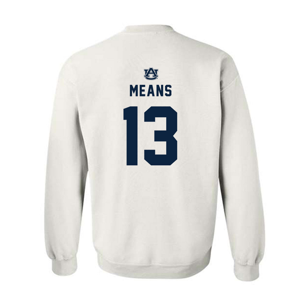 Auburn - NCAA Women's Soccer : Asha Means - Replica Shersey Crewneck Sweatshirt-1