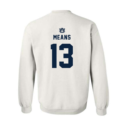 Auburn - NCAA Women's Soccer : Asha Means - Replica Shersey Crewneck Sweatshirt-1