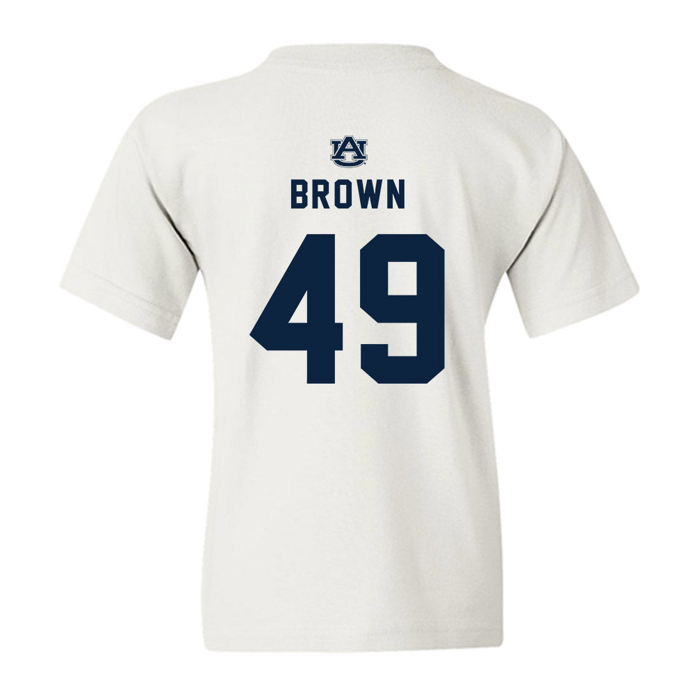 Auburn - NCAA Football : Tyler Brown - Replica Shersey Youth T-Shirt-1