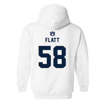 Auburn - NCAA Football : John Henry Flatt - Replica Shersey Hooded Sweatshirt