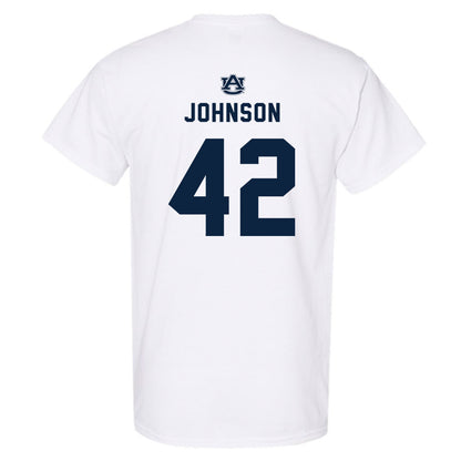 Auburn - NCAA Football : Tate Johnson - Replica Shersey T-Shirt-1