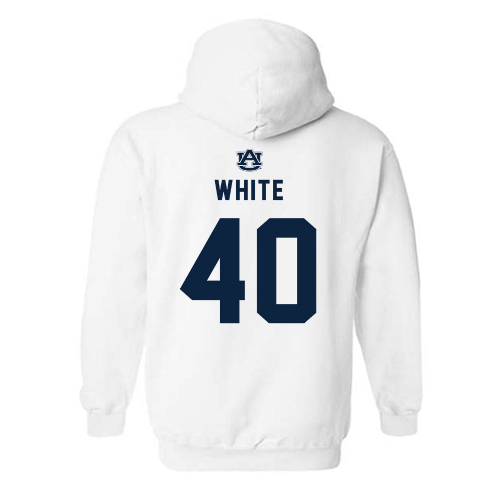 Auburn - NCAA Football : Jake White - Replica Shersey Hooded Sweatshirt