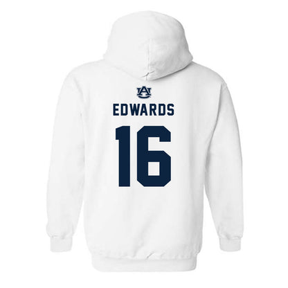 Auburn - NCAA Baseball : Cole Edwards - Replica Shersey Hooded Sweatshirt