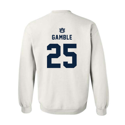 Auburn - NCAA Football : Cole Gamble - Replica Shersey Crewneck Sweatshirt