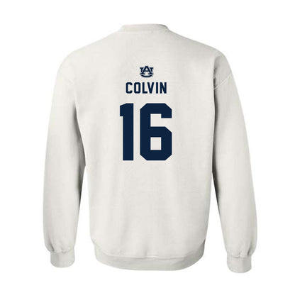 Auburn - NCAA Football : John Colvin - Replica Shersey Crewneck Sweatshirt-1