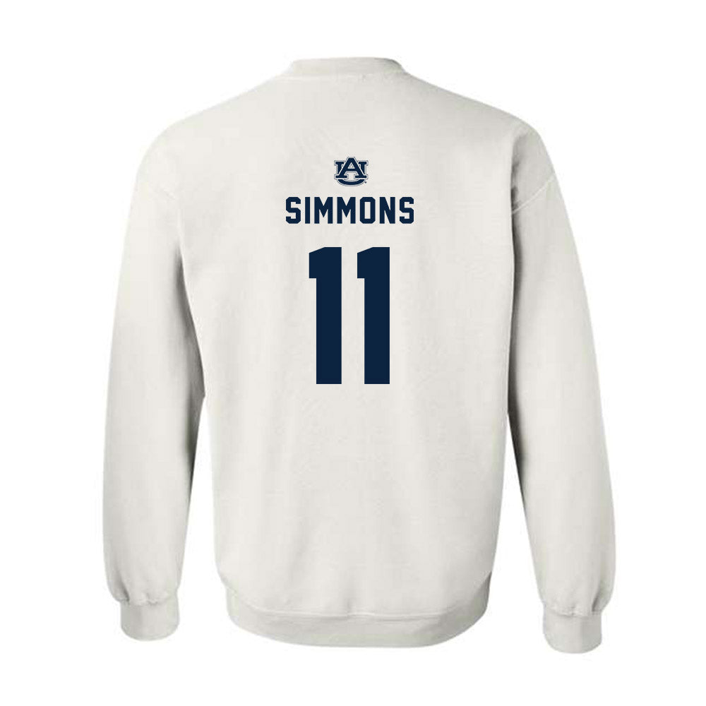 Auburn - NCAA Football : Malcolm Simmons - Replica Shersey Crewneck Sweatshirt