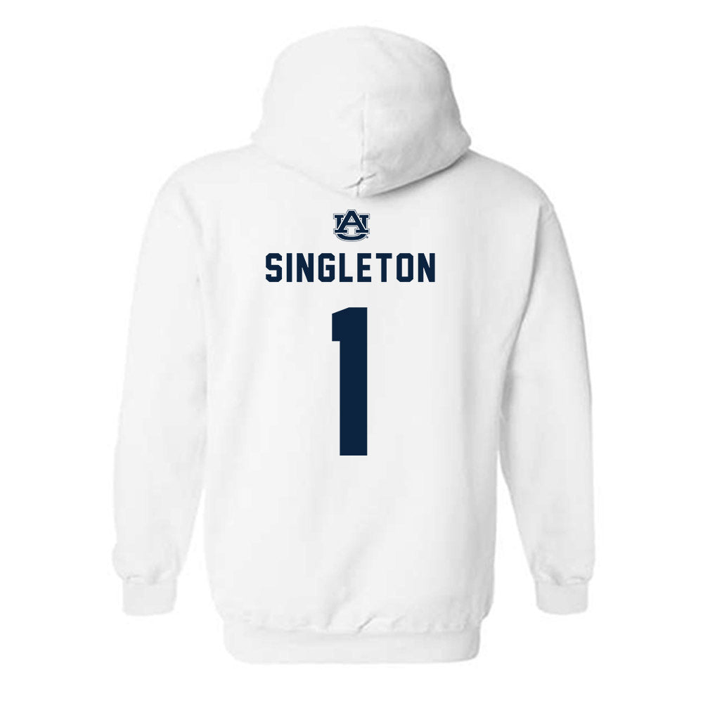 Auburn - NCAA Football : Eric Singleton - Replica Shersey Hooded Sweatshirt-1