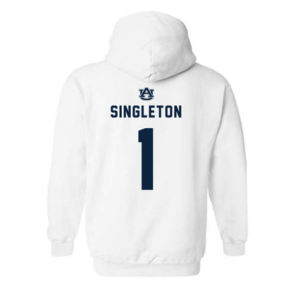 Auburn - NCAA Football : Eric Singleton - Replica Shersey Hooded Sweatshirt-1