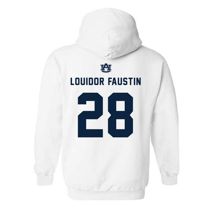 Auburn - NCAA Football : Kensley Louidor Faustin - Replica Shersey Hooded Sweatshirt-1