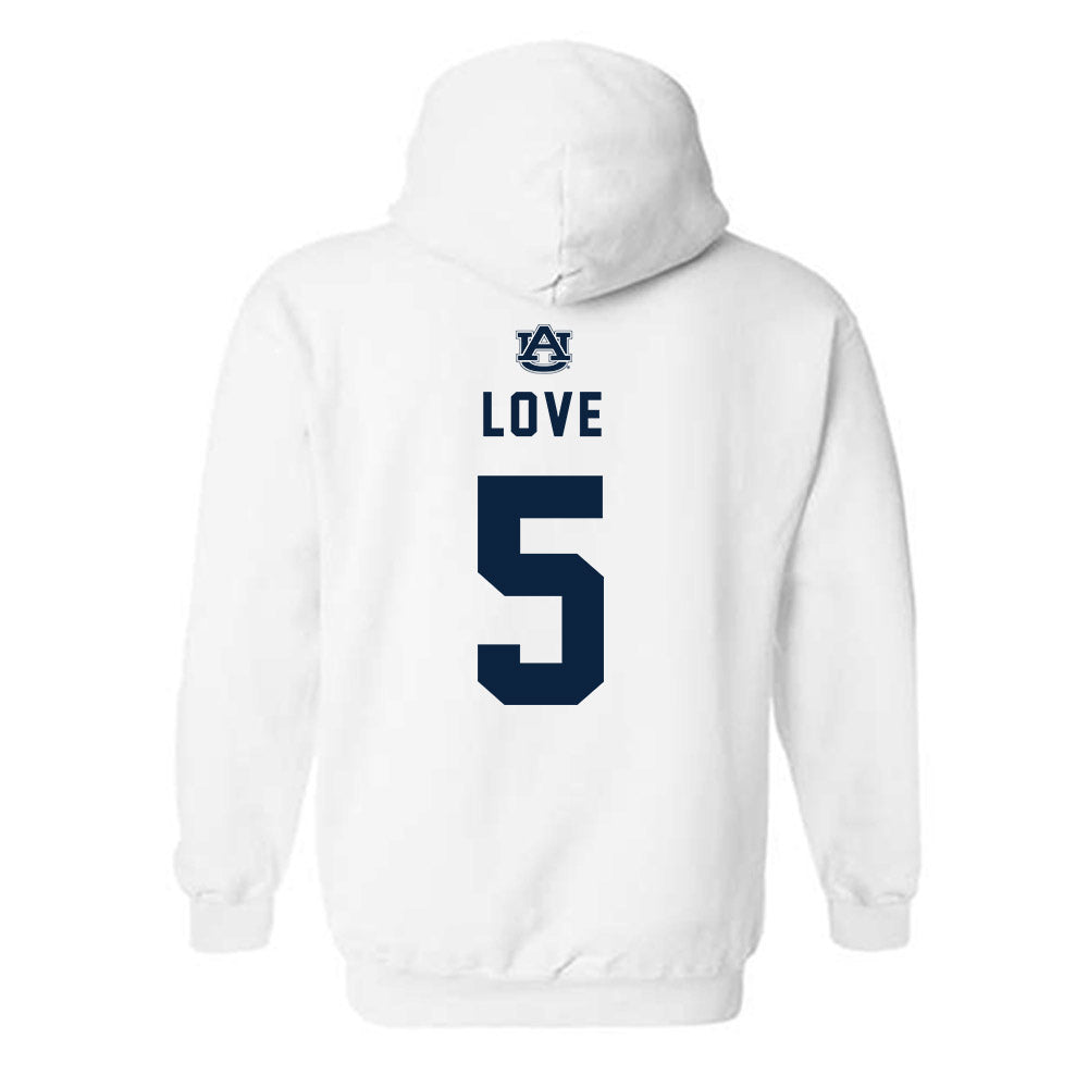 Auburn - NCAA Football : Terrance Love - Replica Shersey Hooded Sweatshirt