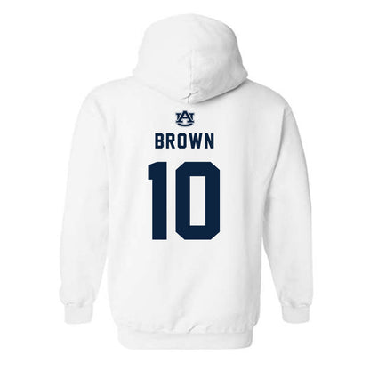 Auburn - NCAA Women's Soccer : Samantha Brown - Replica Shersey Hooded Sweatshirt