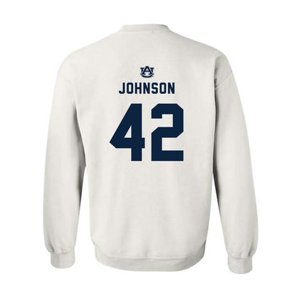 Auburn - NCAA Football : Tate Johnson - Replica Shersey Crewneck Sweatshirt-1