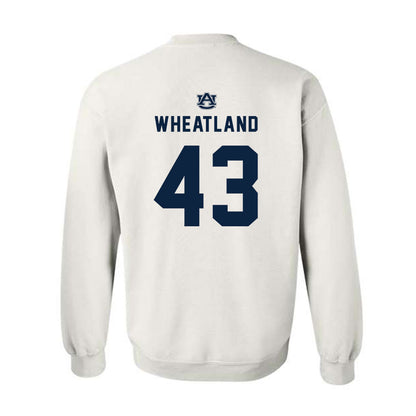 Auburn - NCAA Football : Caleb Wheatland - Replica Shersey Crewneck Sweatshirt-1
