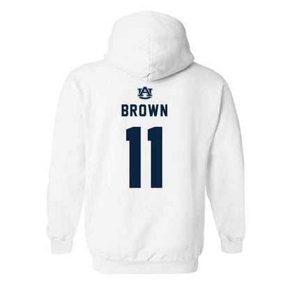 Auburn - NCAA Women's Soccer : Margey Brown - Replica Shersey Hooded Sweatshirt-1