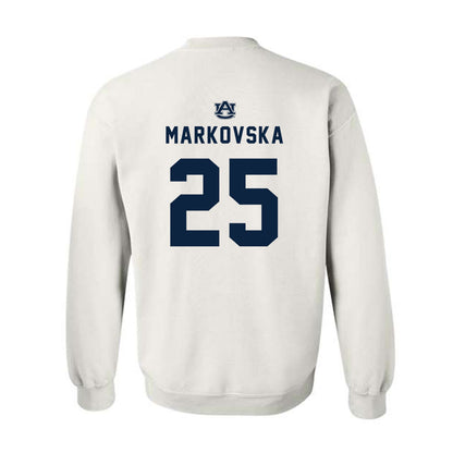 Auburn - NCAA Women's Volleyball : Lizzy Markovska - Replica Shersey Crewneck Sweatshirt-1