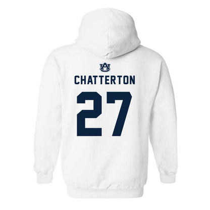 Auburn - NCAA Baseball : Christian Chatterton - Replica Shersey Hooded Sweatshirt-1