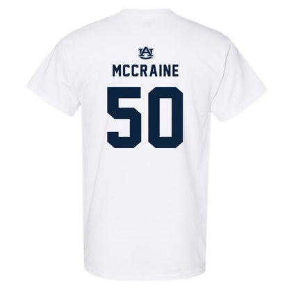 Auburn - NCAA Baseball : Brandon McCraine - Replica Shersey T-Shirt-1