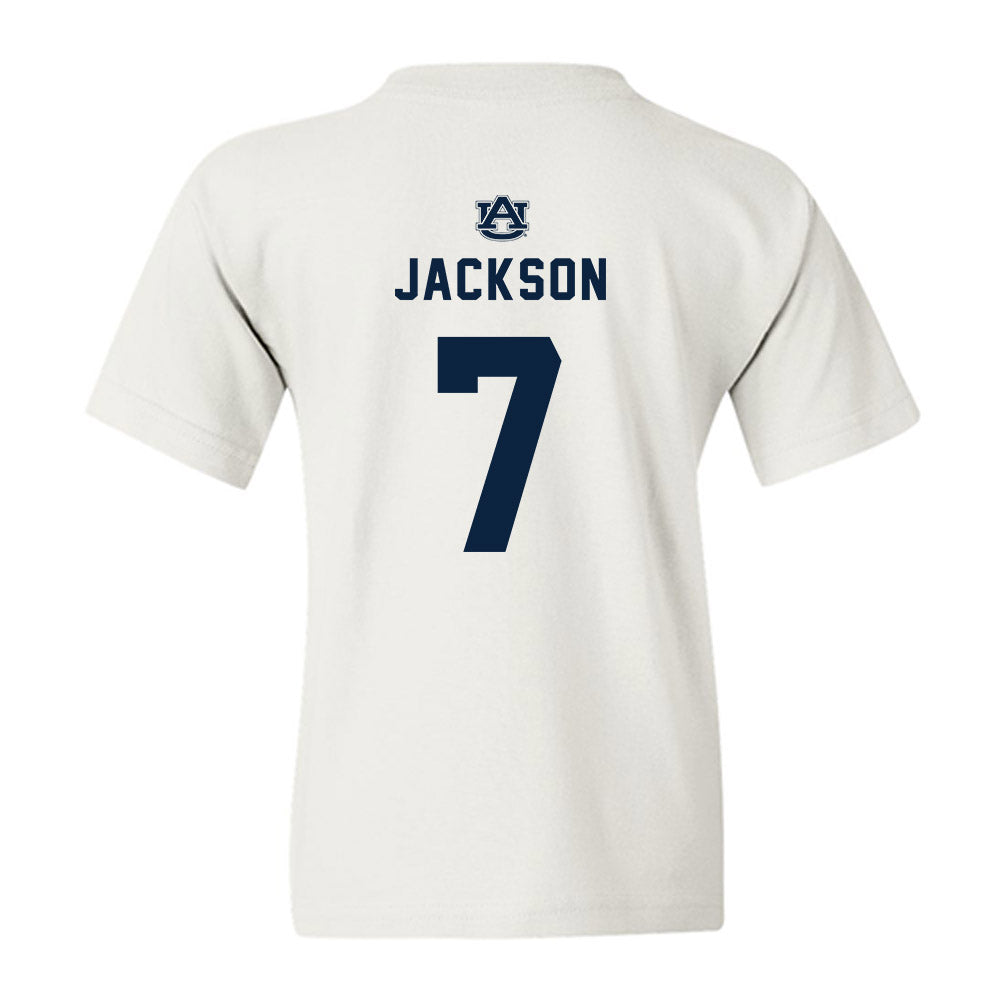 Auburn - NCAA Women's Basketball : A'riel Jackson - Replica Shersey Youth T-Shirt-1