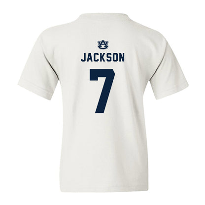 Auburn - NCAA Women's Basketball : A'riel Jackson - Replica Shersey Youth T-Shirt-1