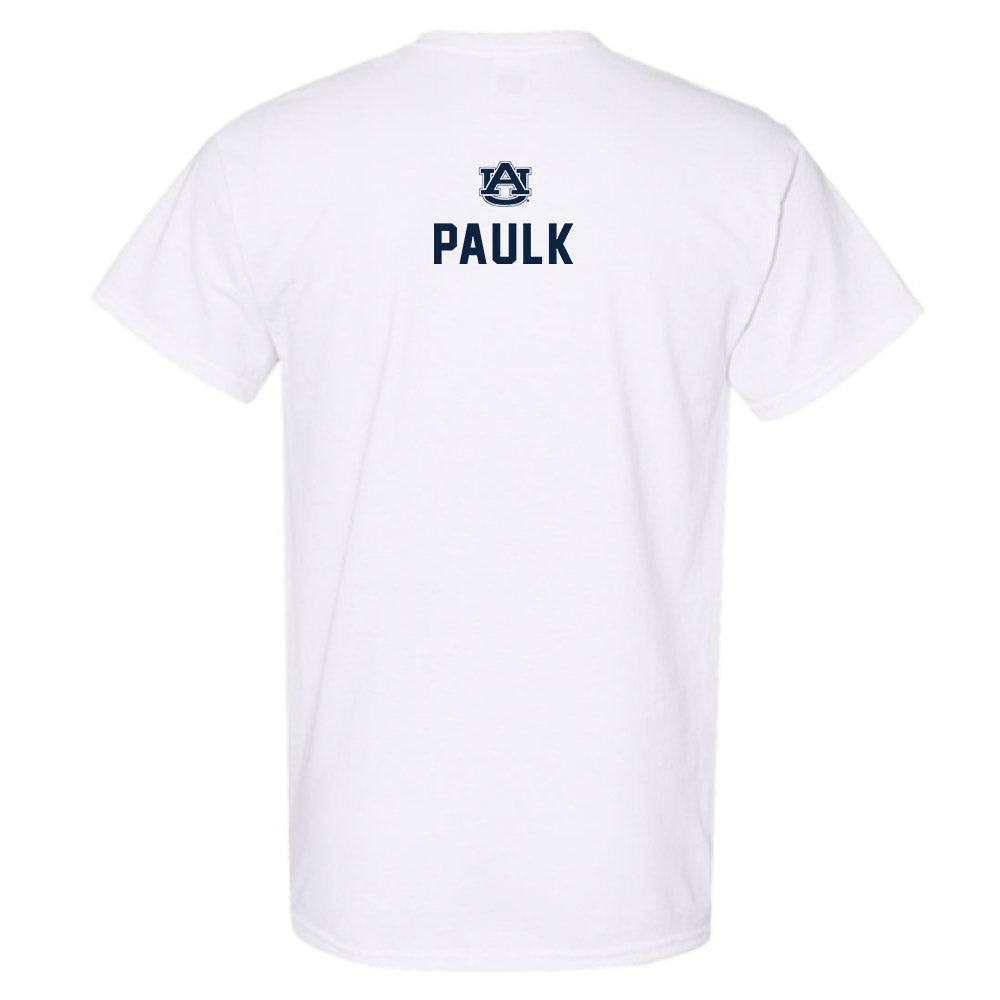 Auburn - NCAA Men's Swimming & Diving : River Paulk - Replica Shersey T-Shirt-1