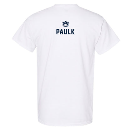 Auburn - NCAA Men's Swimming & Diving : River Paulk - Replica Shersey T-Shirt-1