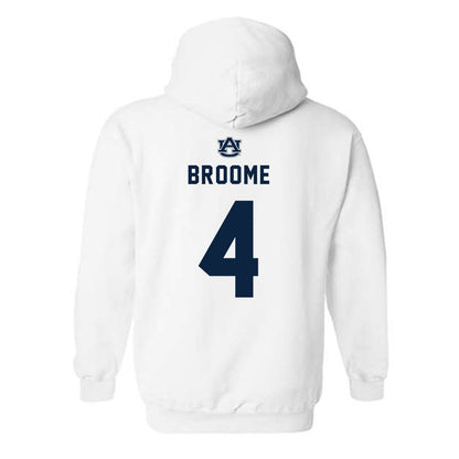 Auburn - NCAA Men's Basketball : Johni Broome - Replica Shersey Hooded Sweatshirt