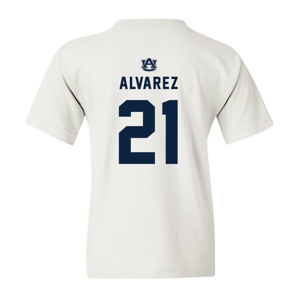 Auburn - NCAA Baseball : Andreas Alvarez - Replica Shersey Youth T-Shirt-1