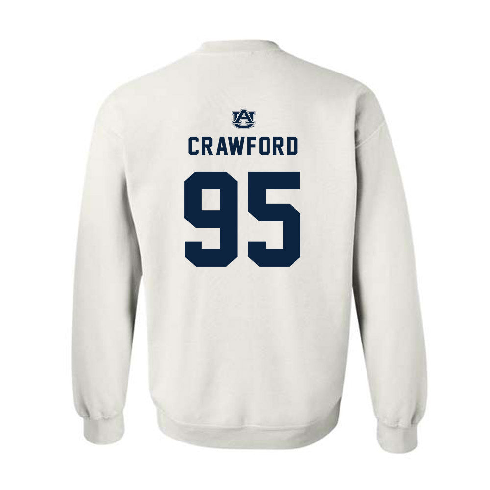 Auburn - NCAA Football : Jourdin Crawford - Replica Shersey Crewneck Sweatshirt-1