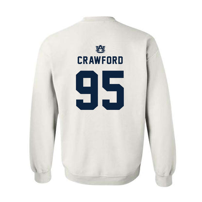 Auburn - NCAA Football : Jourdin Crawford - Replica Shersey Crewneck Sweatshirt-1