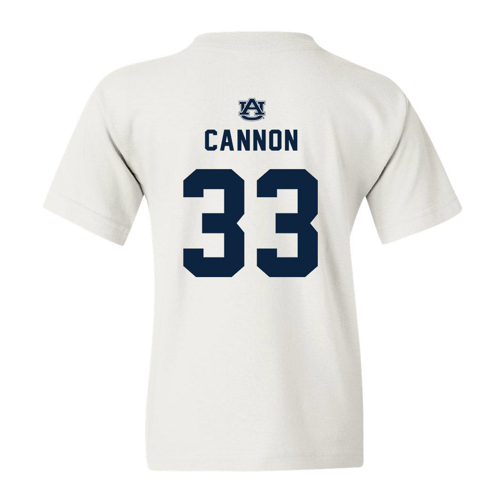 Auburn - NCAA Baseball : Will Cannon - Replica Shersey Youth T-Shirt