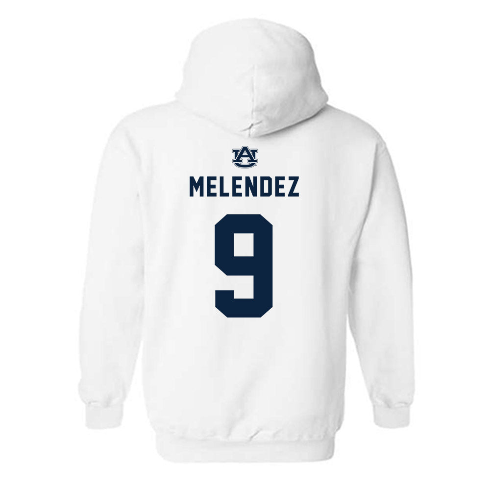 Auburn - NCAA Football : Elijah Melendez - Replica Shersey Hooded Sweatshirt-1