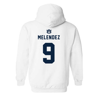 Auburn - NCAA Football : Elijah Melendez - Replica Shersey Hooded Sweatshirt-1
