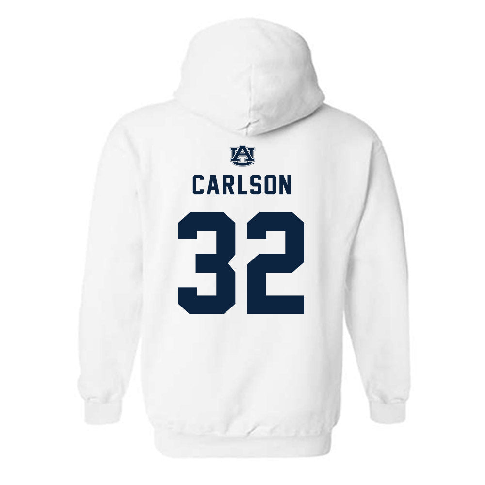 Auburn - NCAA Football : Cade Carlson - Replica Shersey Hooded Sweatshirt