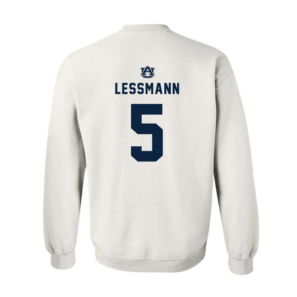 Auburn - NCAA Softball : georgia lessmann - Replica Shersey Crewneck Sweatshirt-1