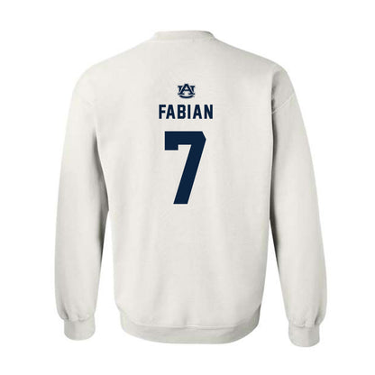 Auburn - NCAA Baseball : Deric Fabian - Replica Shersey Crewneck Sweatshirt